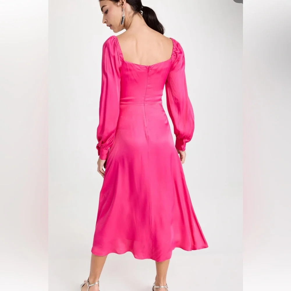 FARM Rio Pink Midi Dress - Picture 2 of 4